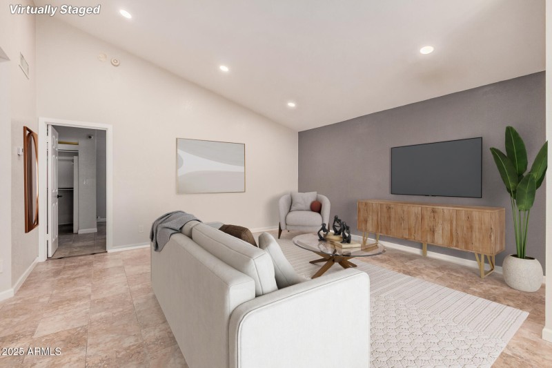 Staged Living Room