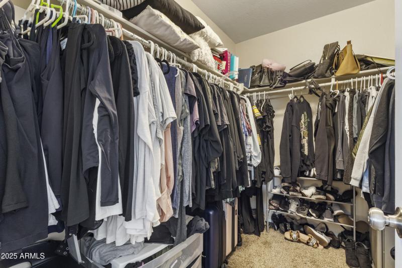 Primary closet