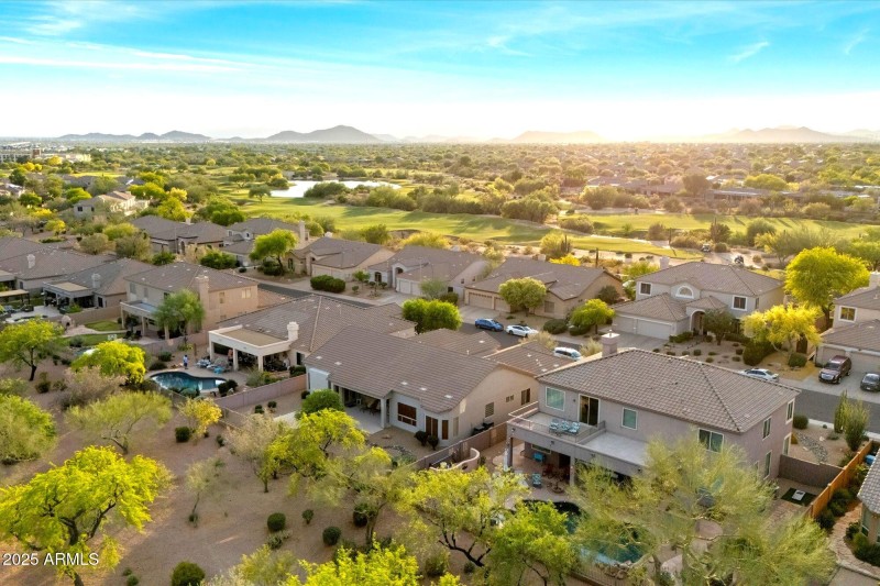 Aerial views of Wildfire Golf course