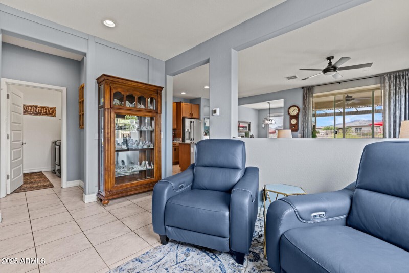 Front Room & Lounge towards Laundry Room