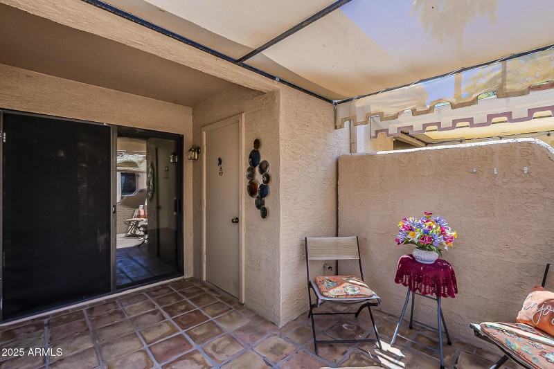 13 Patio with Storage Shed