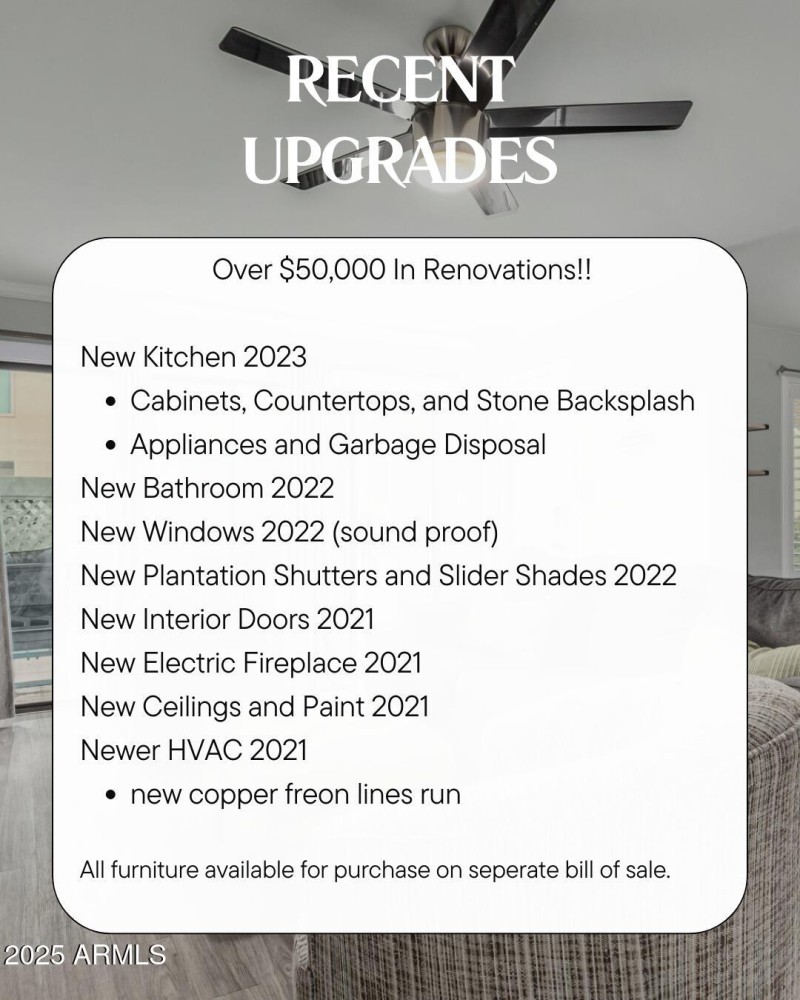 RECENT UPGRADES (1)