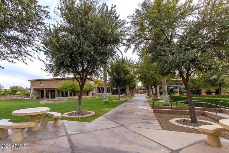Clubhouse gym, concert area