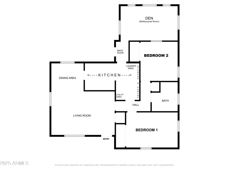 1309 S Bingham Place Floor Diagram