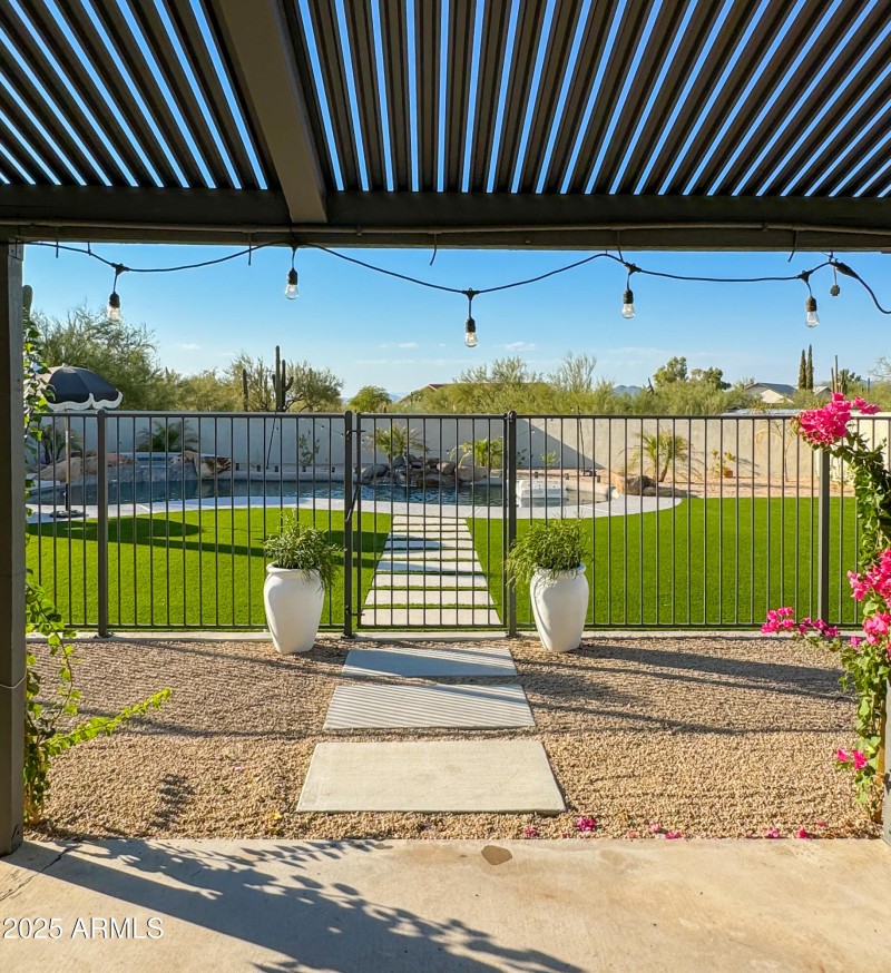 Gated Entry to Pool Area