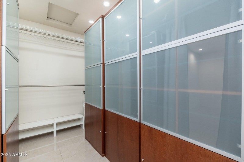 Primary bedroom walk in