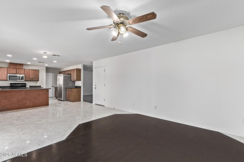 Open area off kichen to Family Room