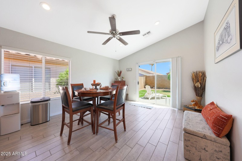 Dining area
