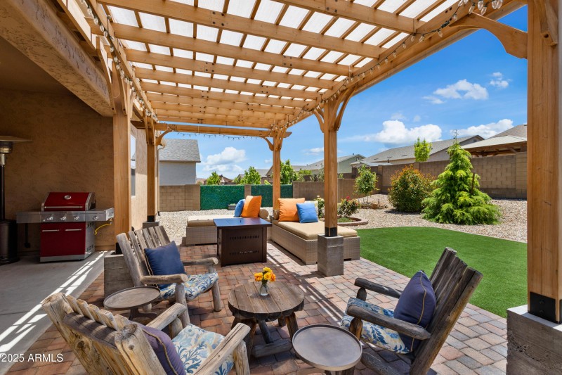 Rear Patio
