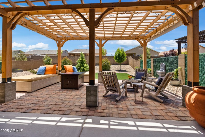 Extended Rear Patio Area