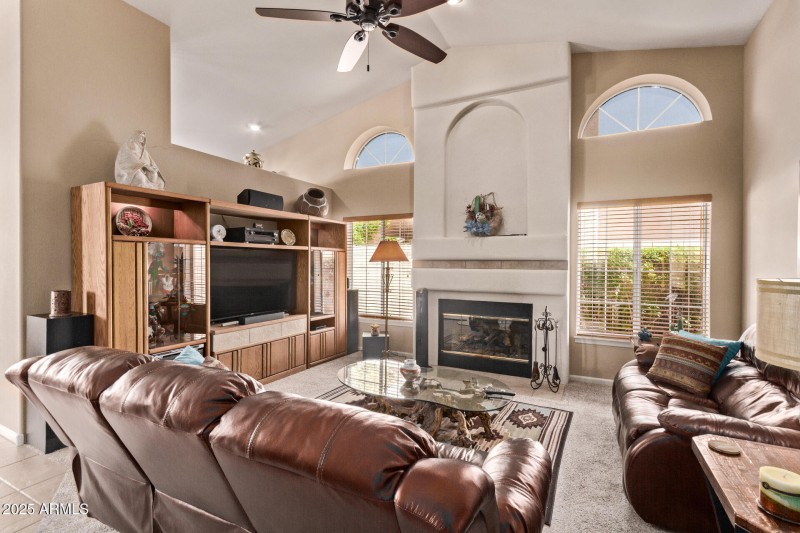 Family Room with Gas FP