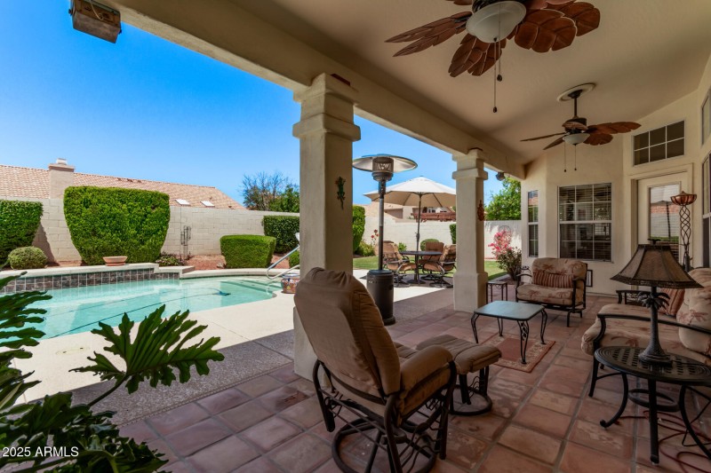 Covered patio