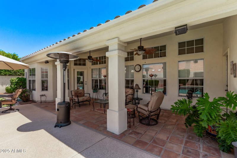 Inviting patio