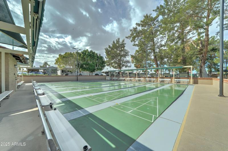 Greenfield Village shuffelboard courts
