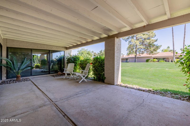 Back patio