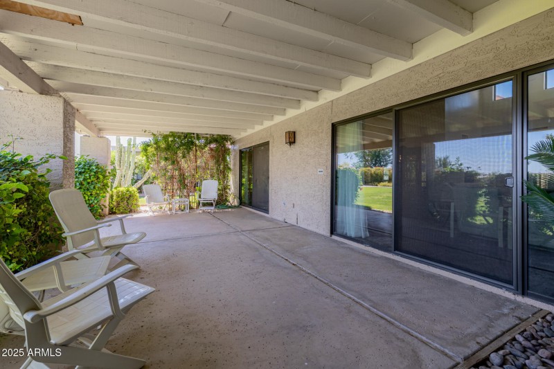 Back patio