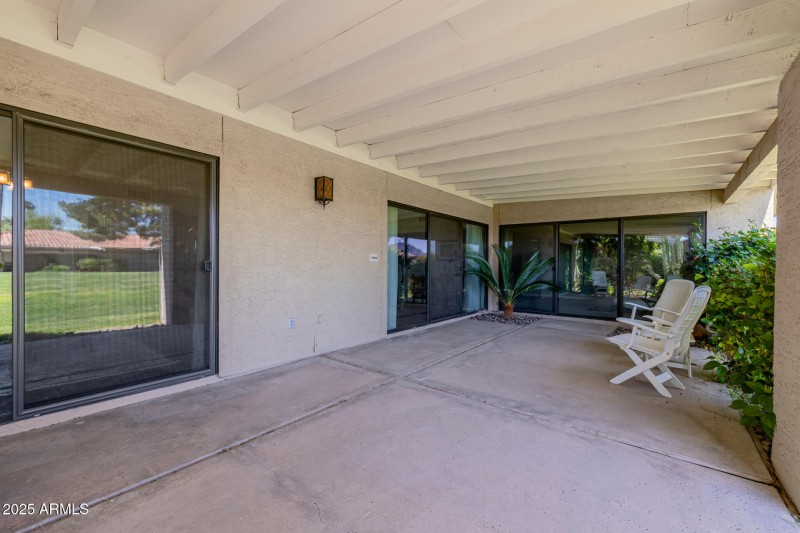 Back patio
