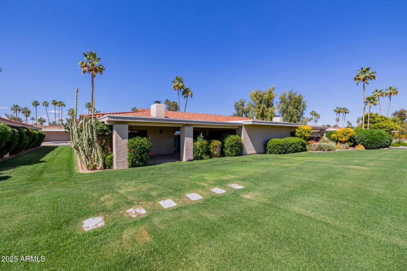 Back of home view