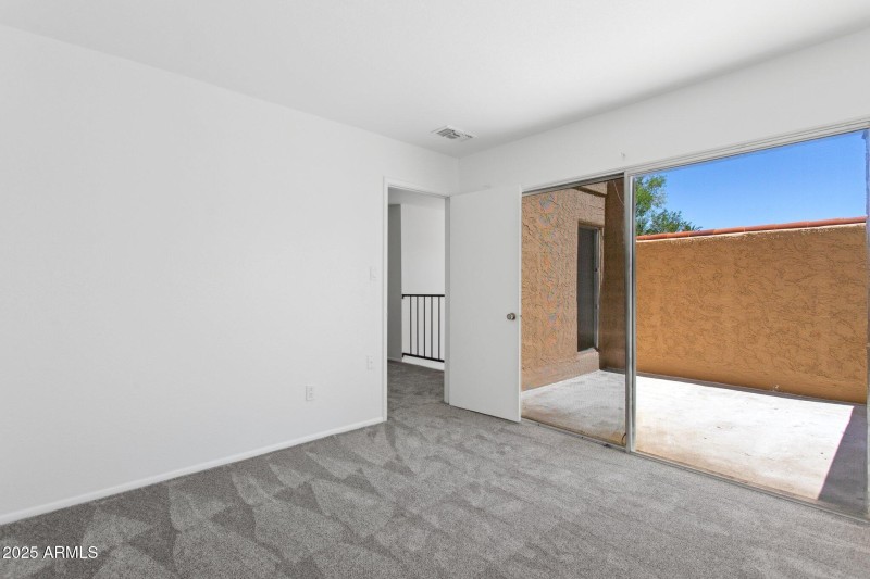Bedroom 2 with patio