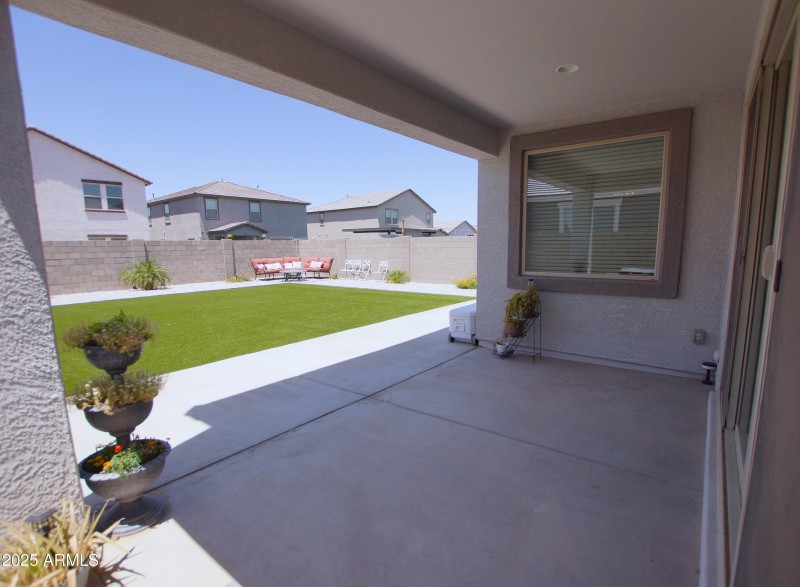 Back patio
