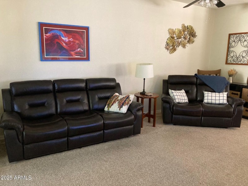 1-new leather couch and loveseat