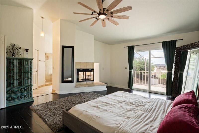 Primary Suite Fireplace View