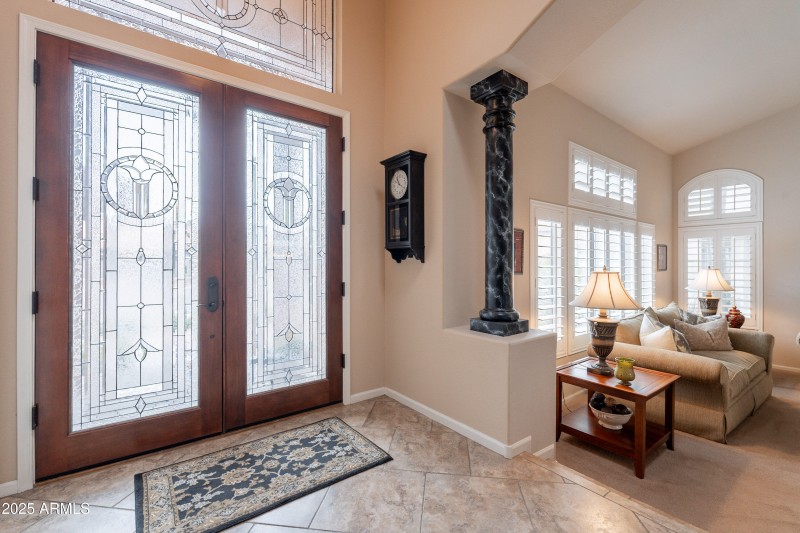 Custom glass door interior view!