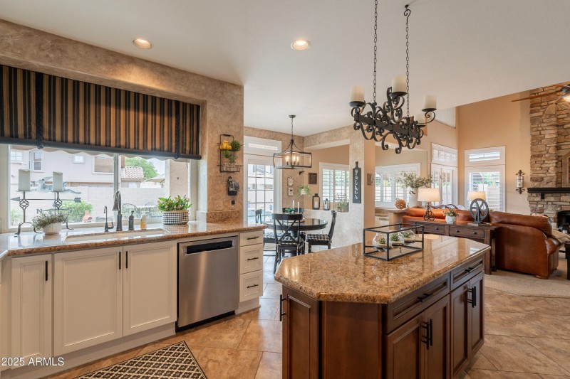 Granite counters.