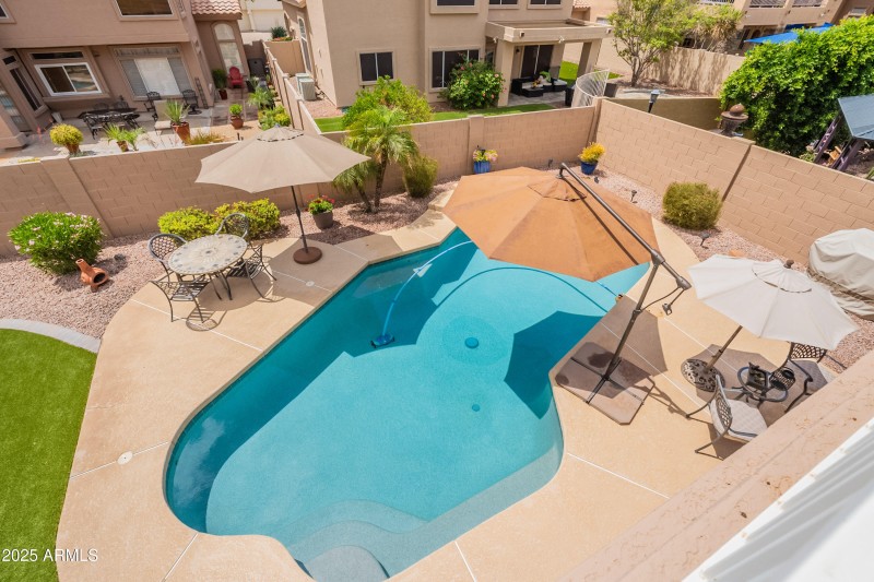 Pebble Tec play pool.