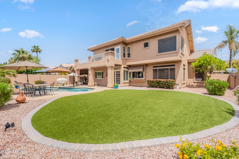 Extended covered patio