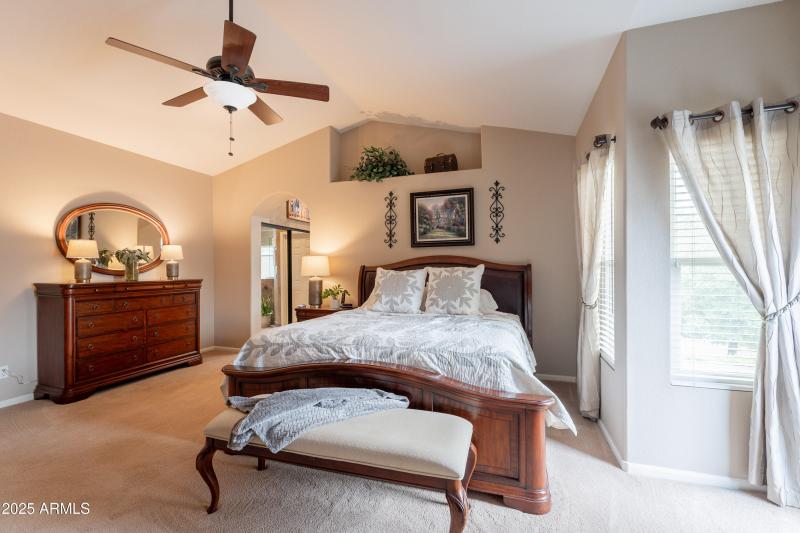Another view of the primary bedroom.
