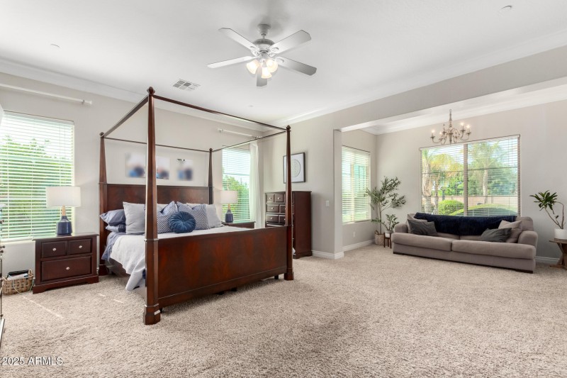 master bedroom & sitting room