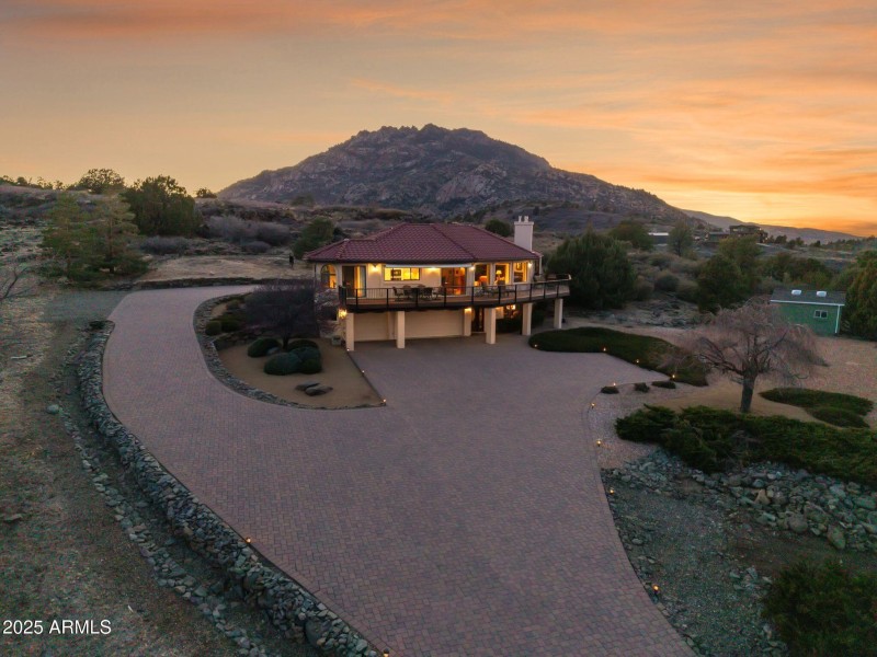 AERIAL EVENING VIEW