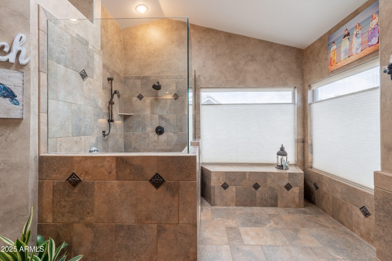 Remodeled primary bath!