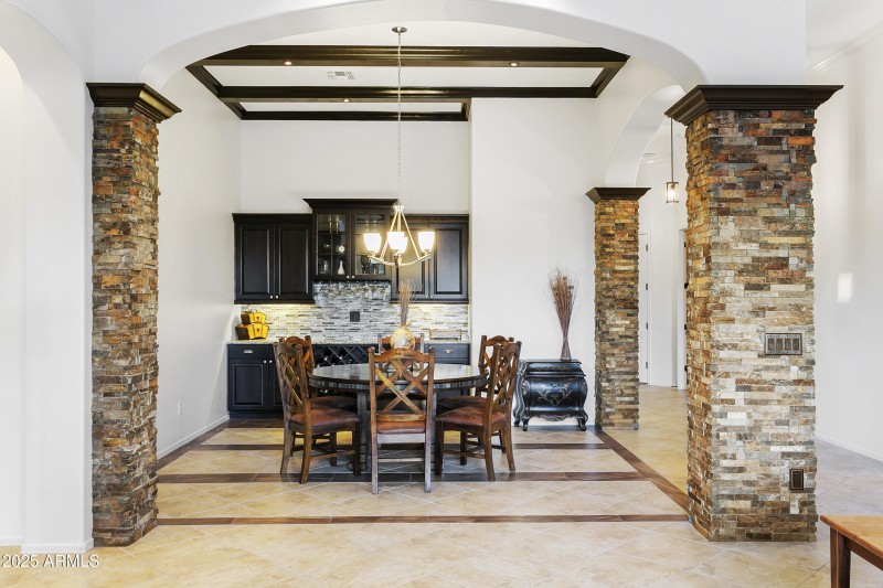Built-in Buffet w/ Wine Storage