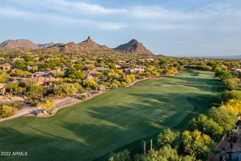 Golf course lot