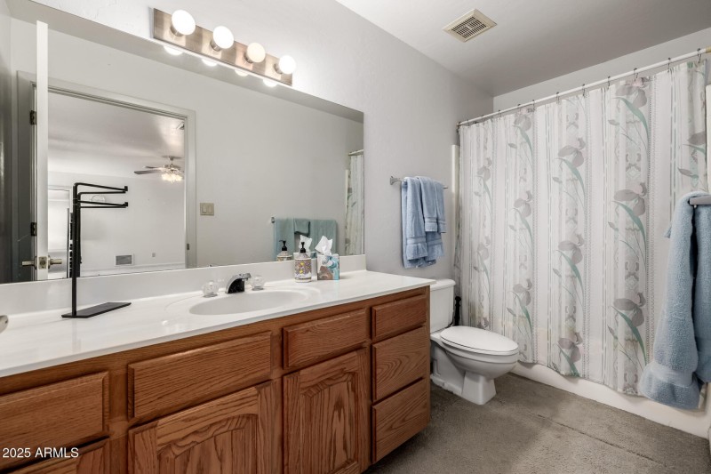 Smaller guest area bathroom