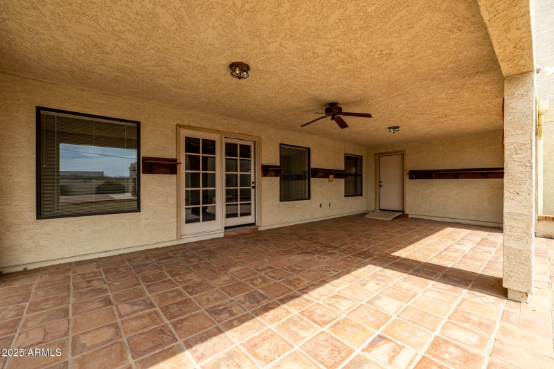 Main floor patio