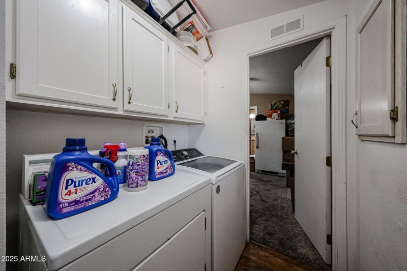 Laundry area