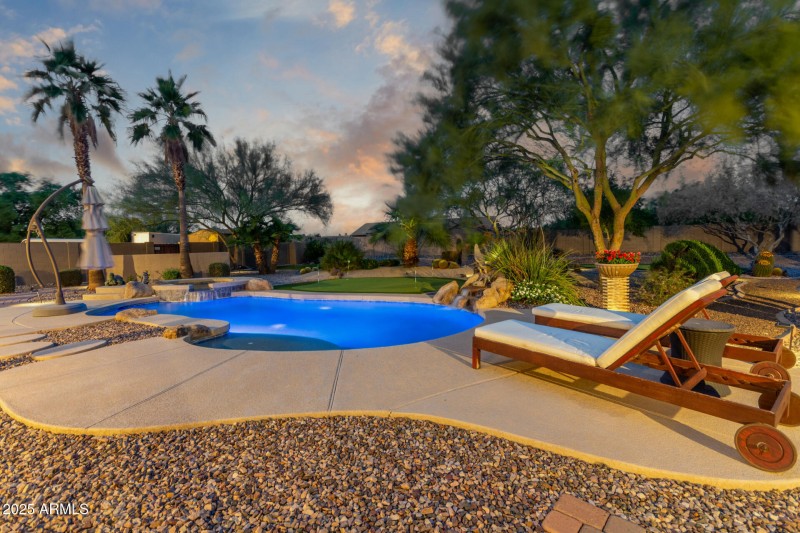 Sparkling pool