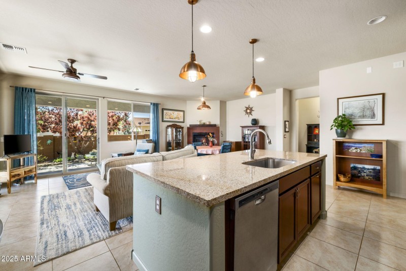 12-Kitchen to Living Room
