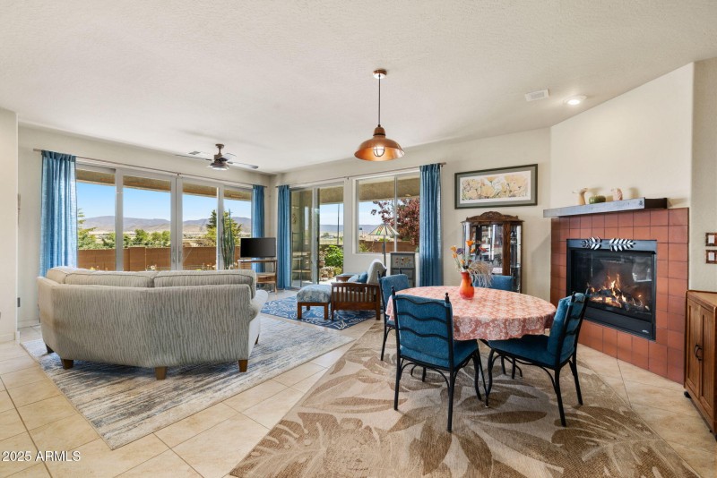 17-Dining Room and Living Room