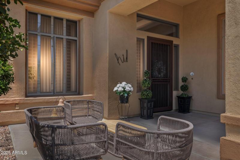 open courtyard