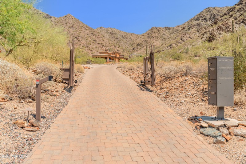 Separate gated road