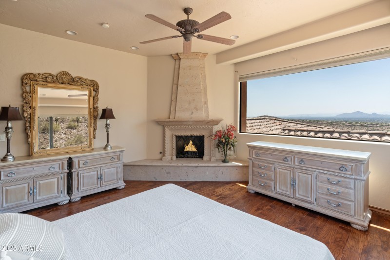 Bedroom 3 fireplace