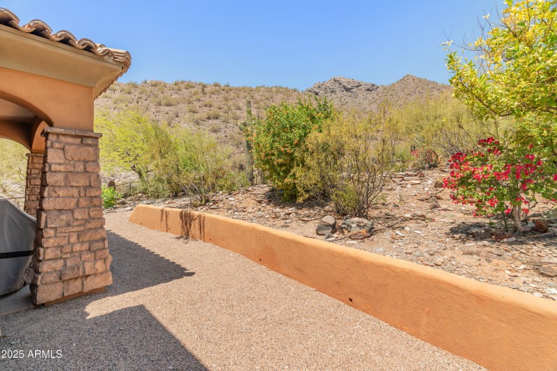 Garden above casita