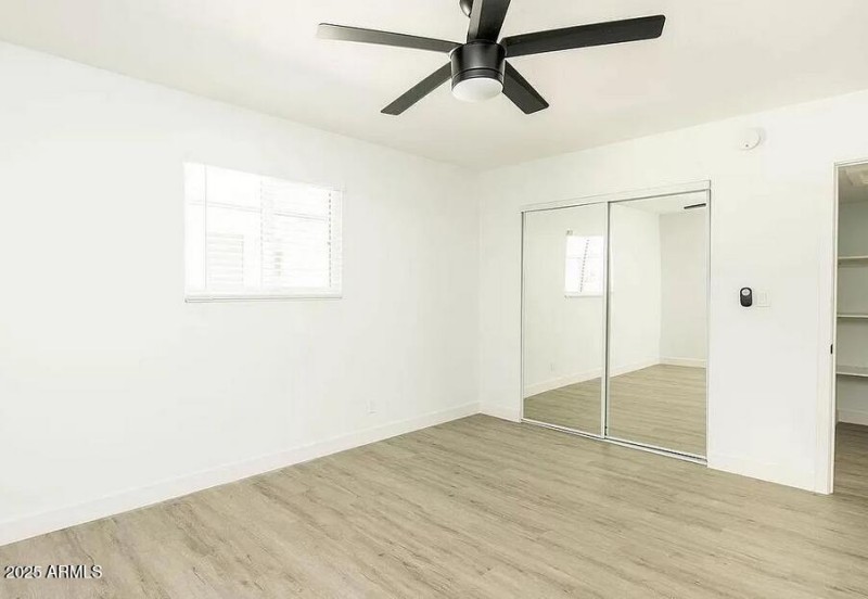 Bedroom closet view
