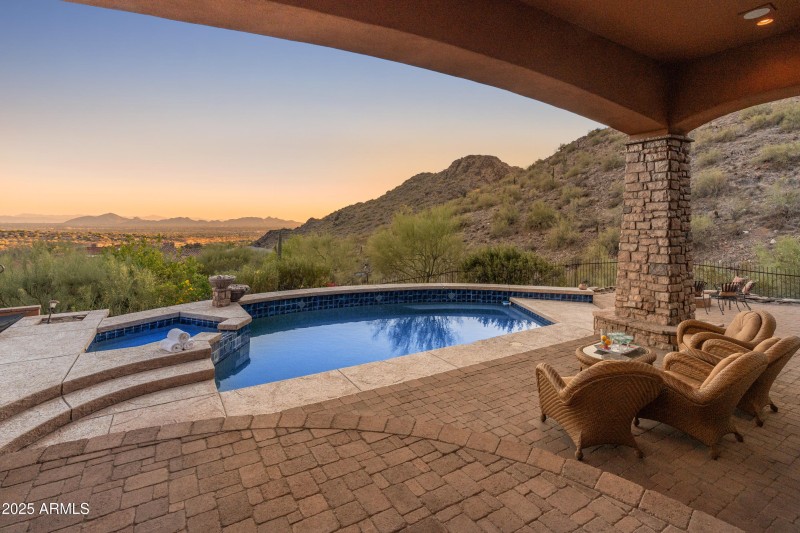 Poolside views