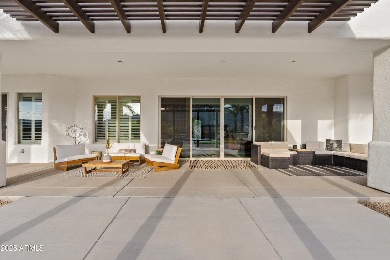 Covered Rear Patio