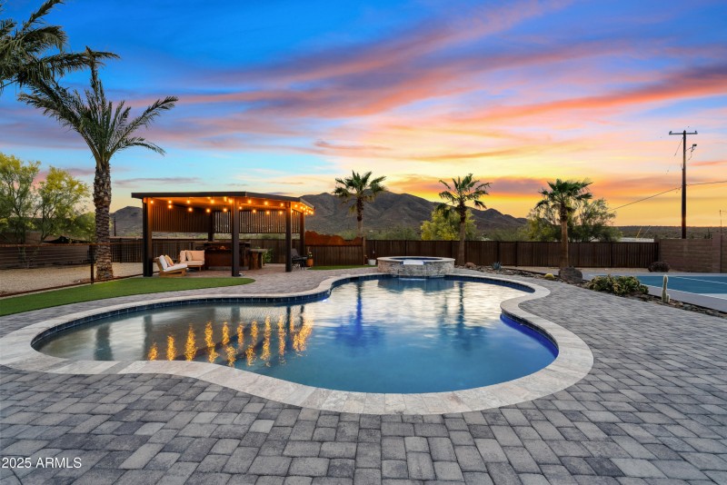 Pool/Spa at Sunset